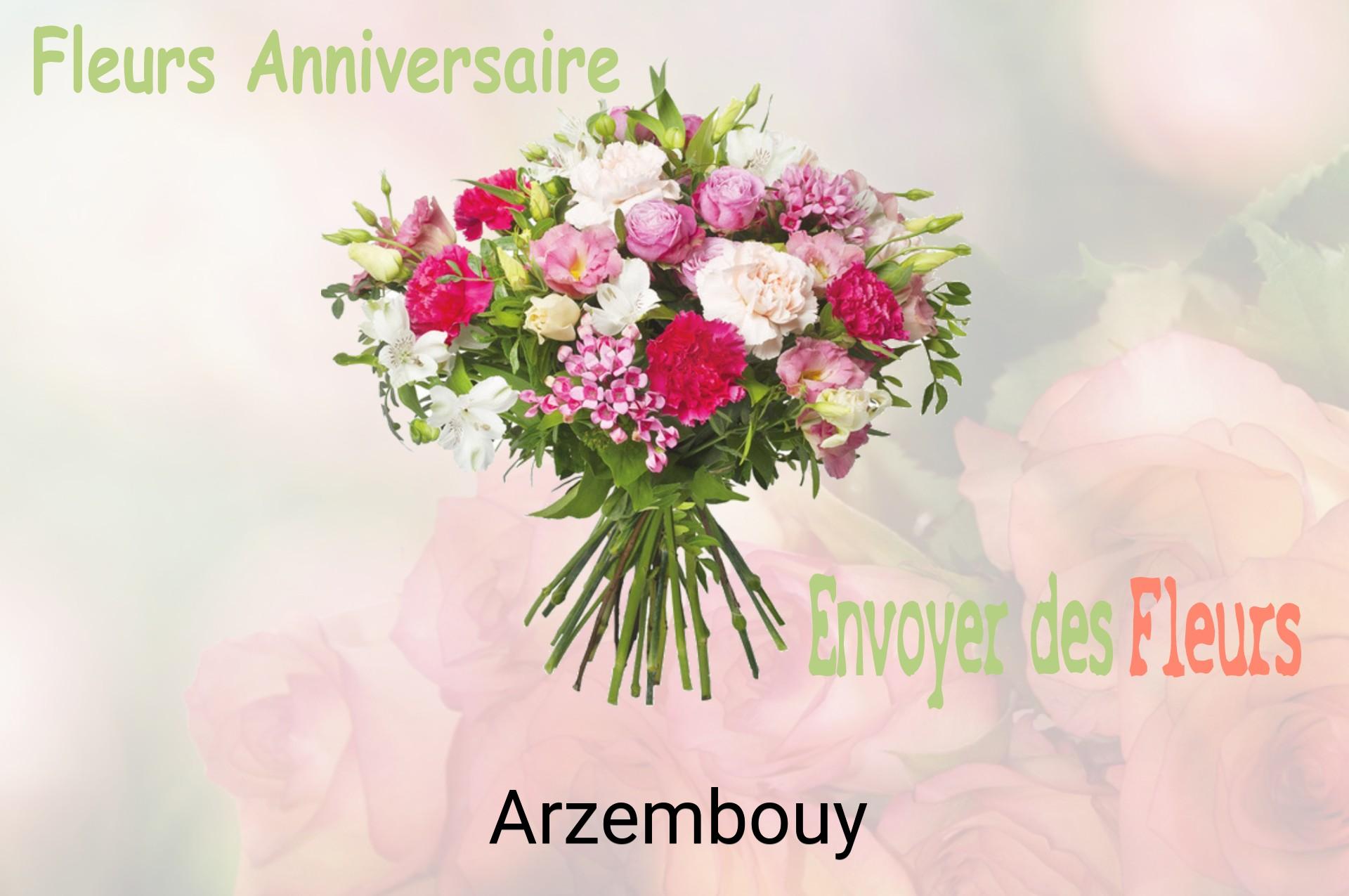 Bouquet de fleurs d’anniversaire livré à Arzembouy